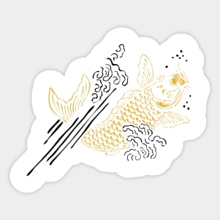 LUCKY KOI Sticker